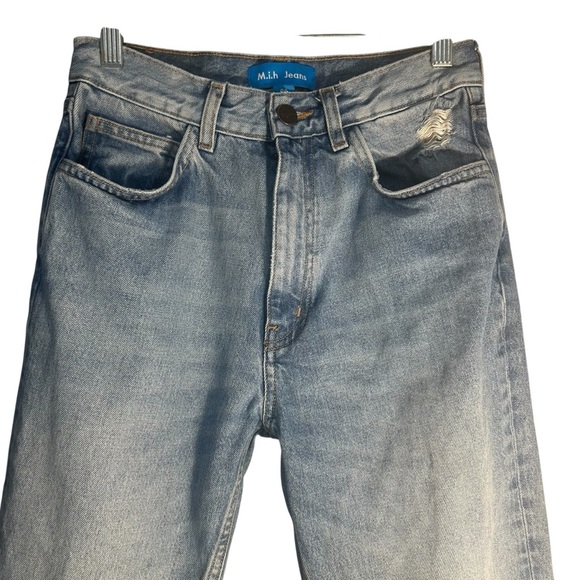 M.i .h Mimi Straight Leg High Waisted Denim Jeans Sz 25 - Picture 5 of 14